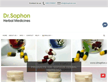 Tablet Screenshot of drsophon.com